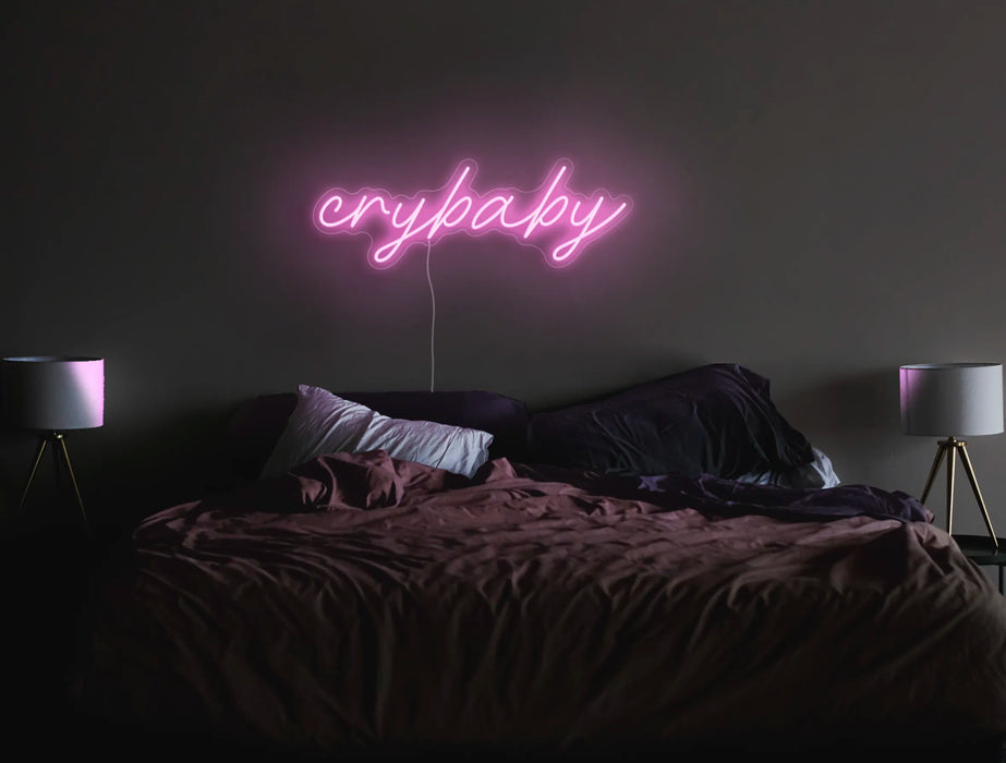 Crybaby Neon Sign
