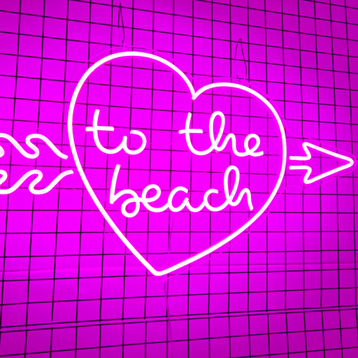 Stock To The Beach Neon Sign