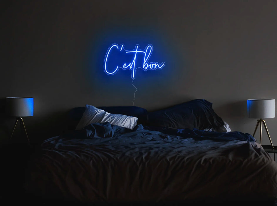 Glow sign for deals room