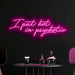 I Put Hot In Psychotic Neon Sign In Love Potion Pink