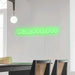 CEO,000,000 Neon Sign in Glow Up Green