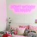 Don't worry be happy Neon Sign in Love Potion Pink