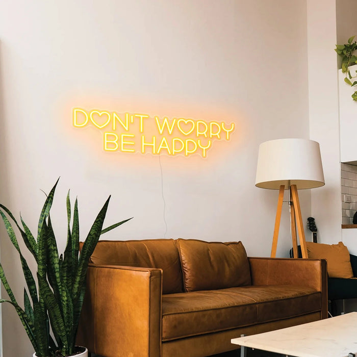 Don't worry be happy Neon Sign