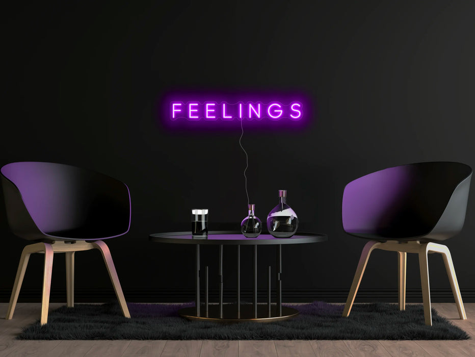 Feelings Neon Sign LED Neon Lights UK