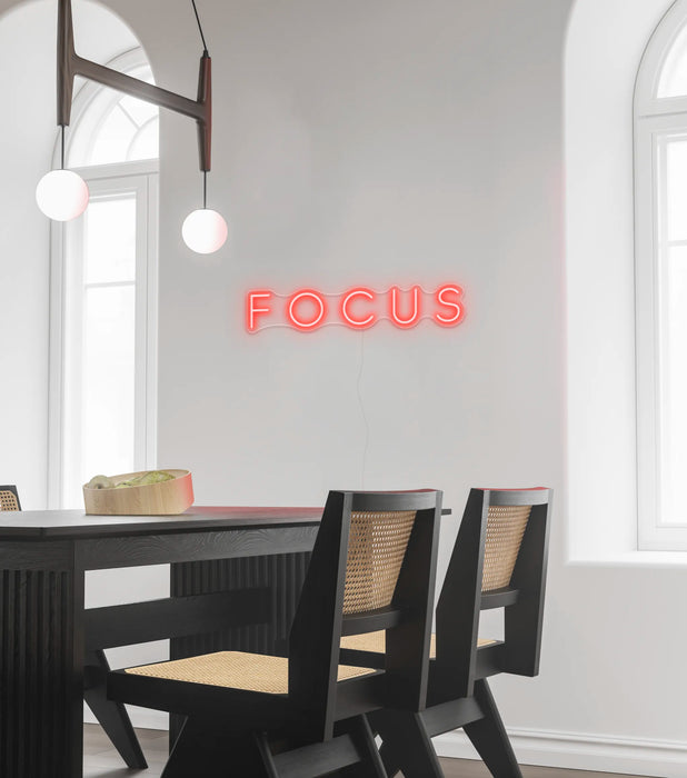 Focus Neon Sign LED Neon Lights UK