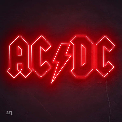 ACDC Neon Sign Red