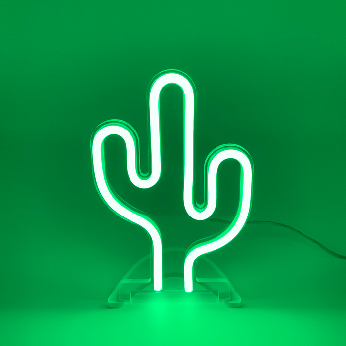 Mini Cactus Neon Sign