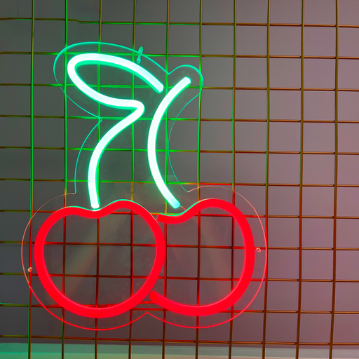 Cherry Neon Sign 35cm