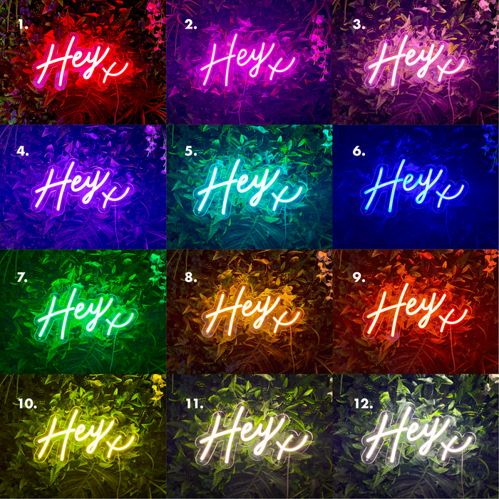 Neon outlet line lights