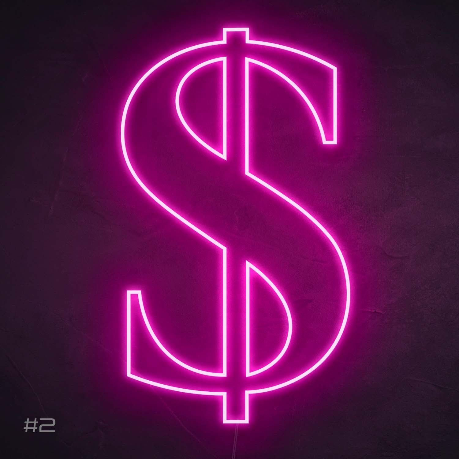 Dollar Neon Sign love potion Pink