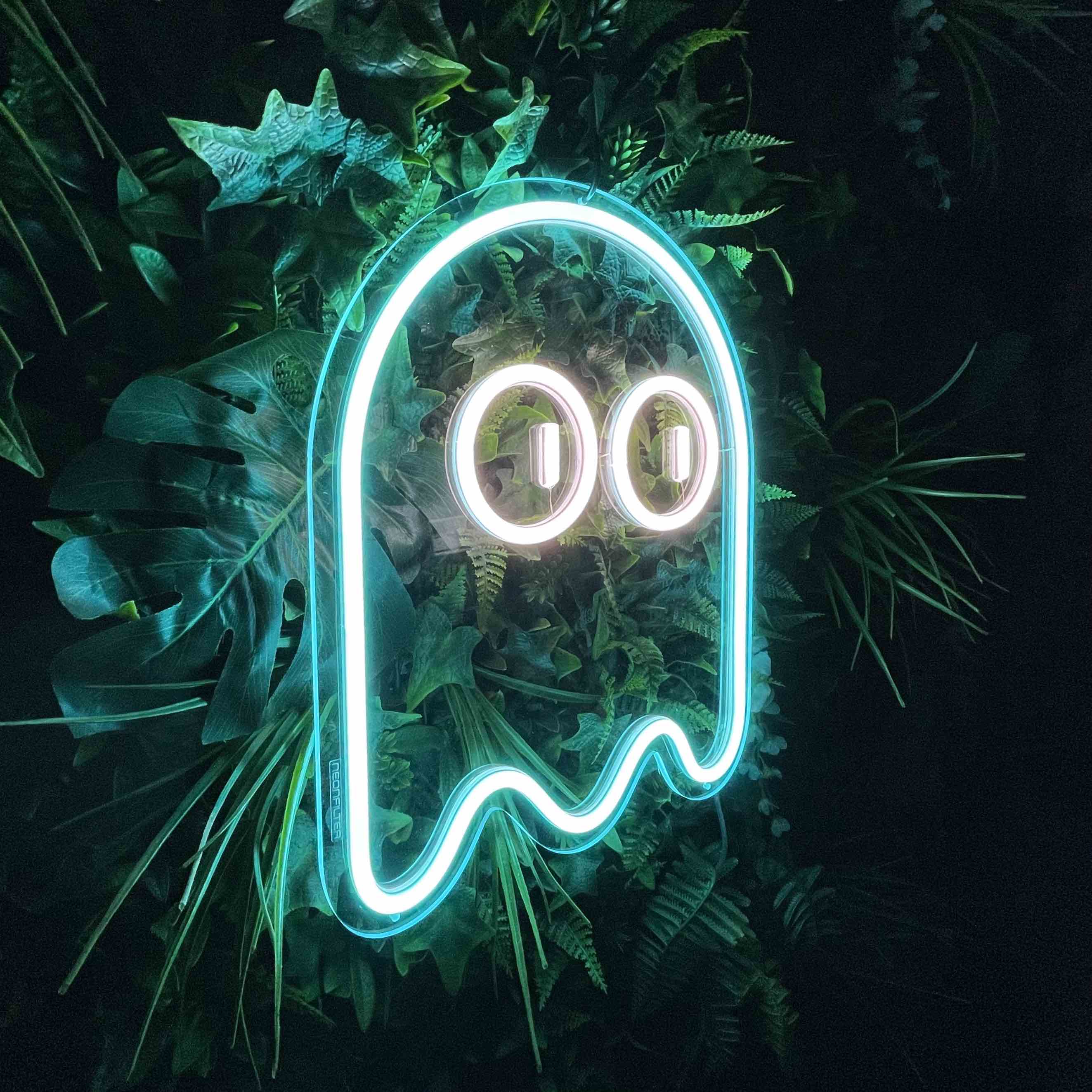 Pacman Ghost Neon Light