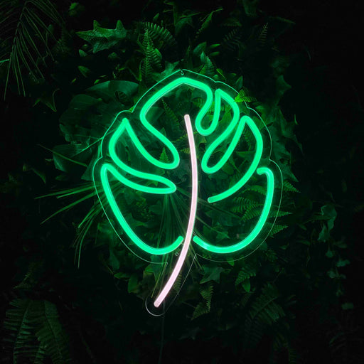 Tropical Leaf Neon Sign