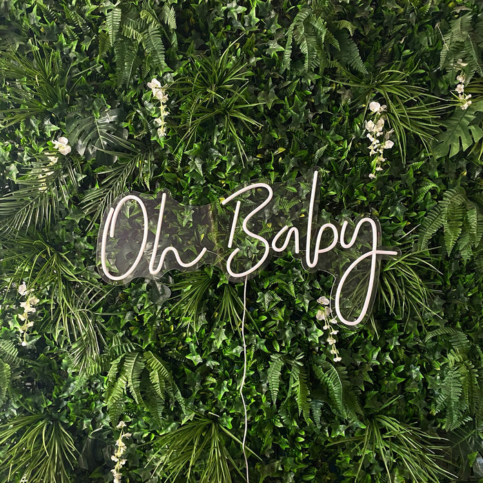 Stock Oh Baby LED Neon Sign