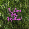 Pink Welcome to the madhouse led neon sign