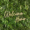 Welcome Home Neon Sign dim