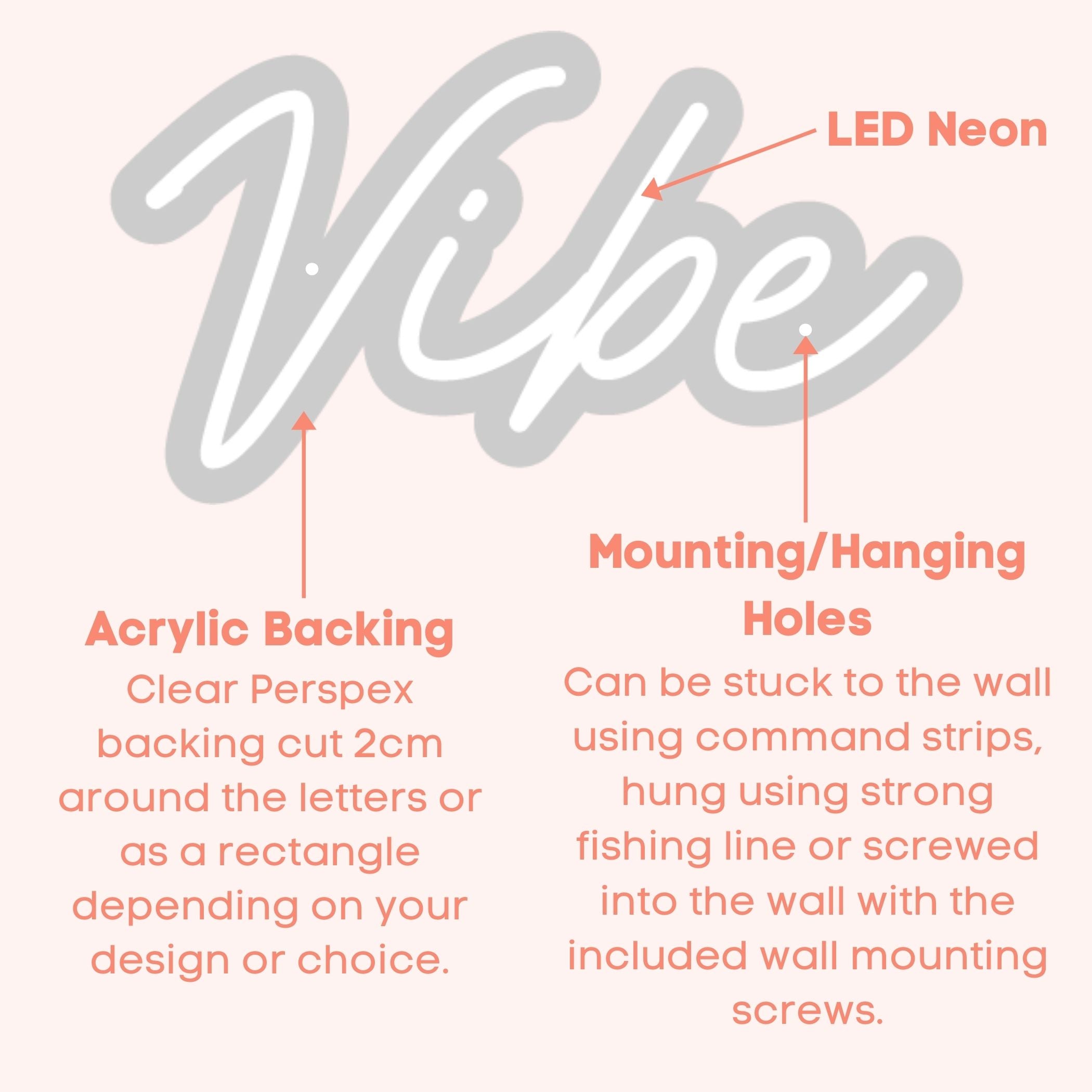 Strictly good vibes Neon Sign Product Explainer