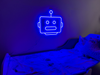 Robot Head Neon Sign