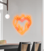 Heart on fire emoji Neon Sign