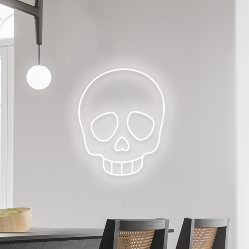 Skull emoji Neon Sign