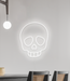 Skull emoji Neon Sign