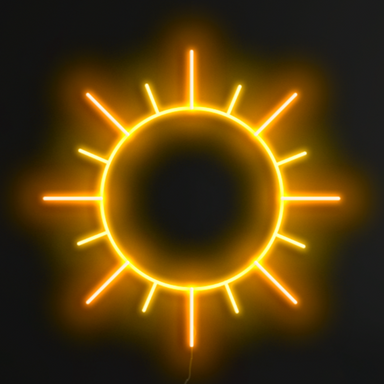 Sun Neon Sign