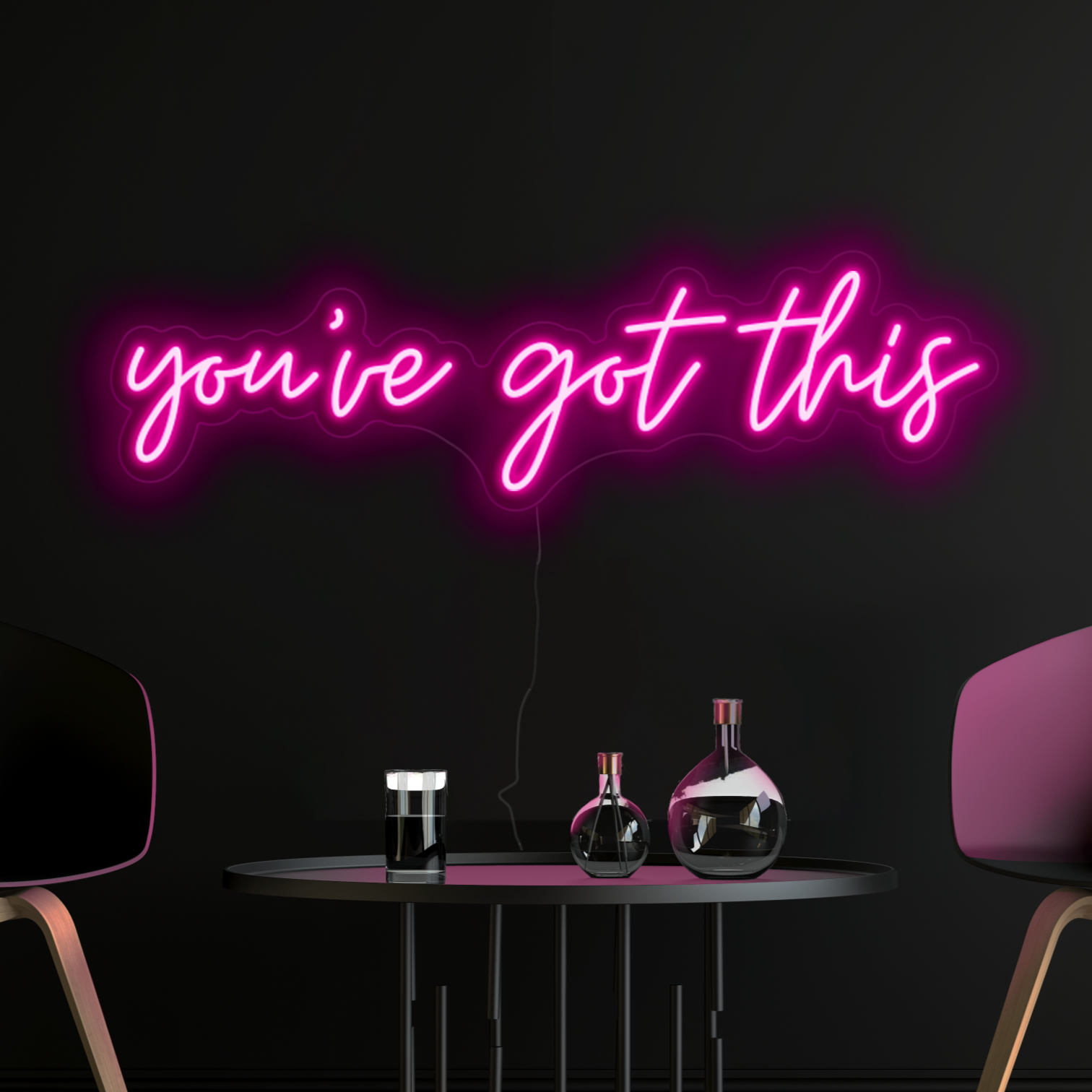 You've Got This Neon Light In Love Potion Pink