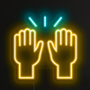 High Five Emoji Neon Sign