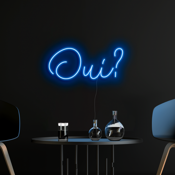 Oui? Neon Sign