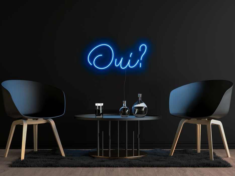Oui? Neon Sign