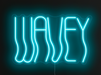 Wavey Neon Sign