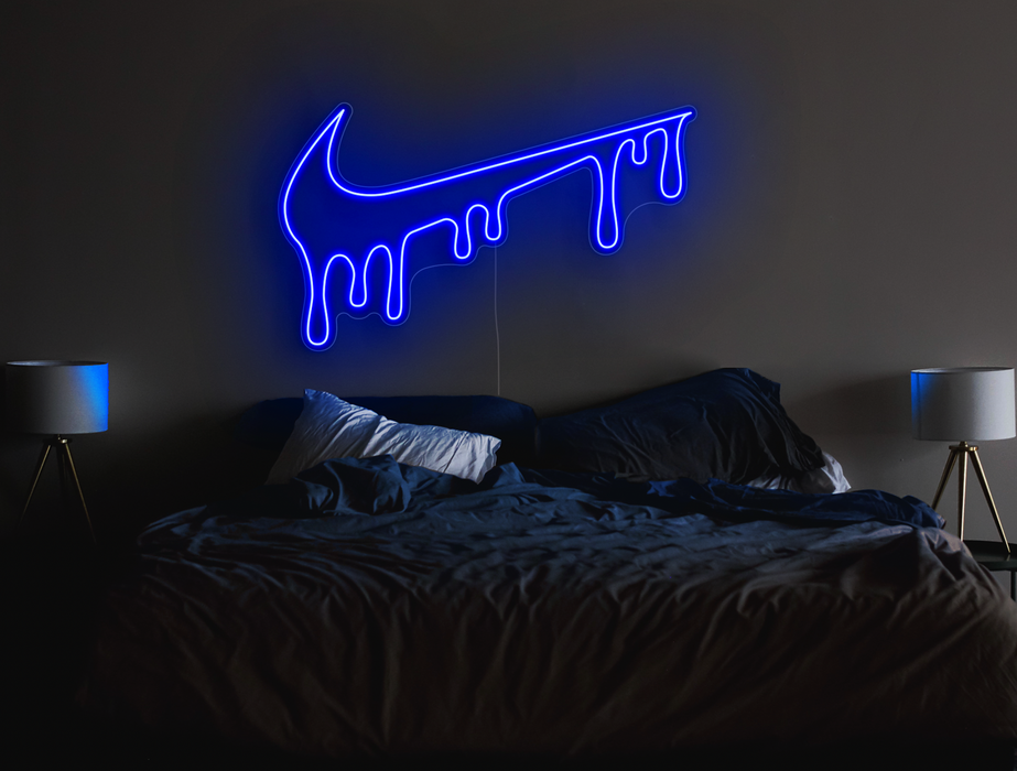Dripping Tick Neon Sign