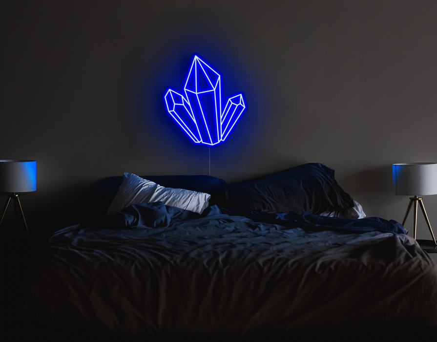 Stock Crystals Neon Sign