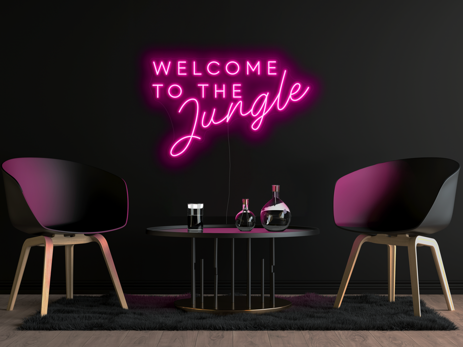 Stock Welcome to the jungle Neon Sign