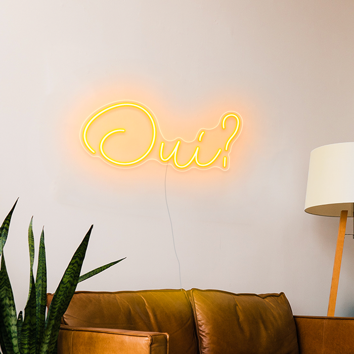 Oui? Neon Sign