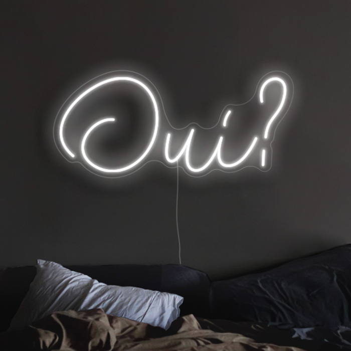 Oui? Neon Sign