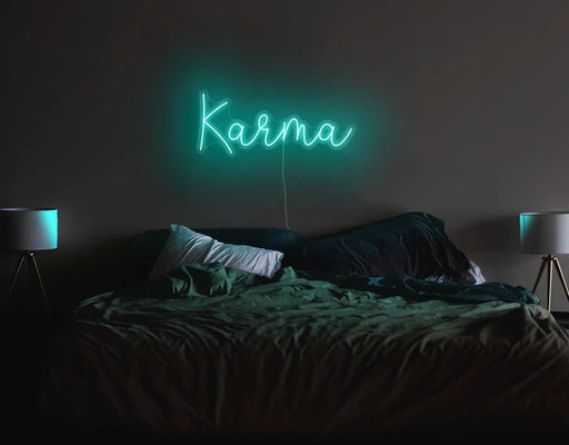 Karma Neon Sign