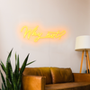 Why not? LED Neon Sign in hey pumpkin orange
