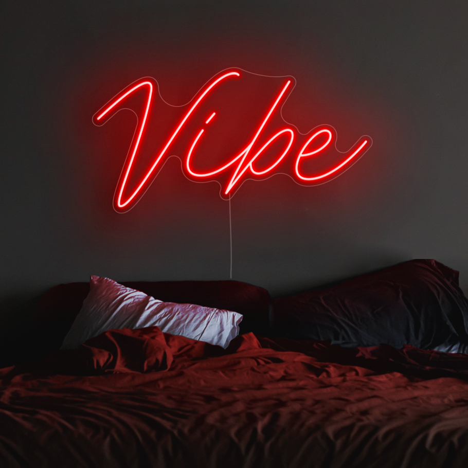 'Vibe' Neon Sign | LED Neon Lights UK