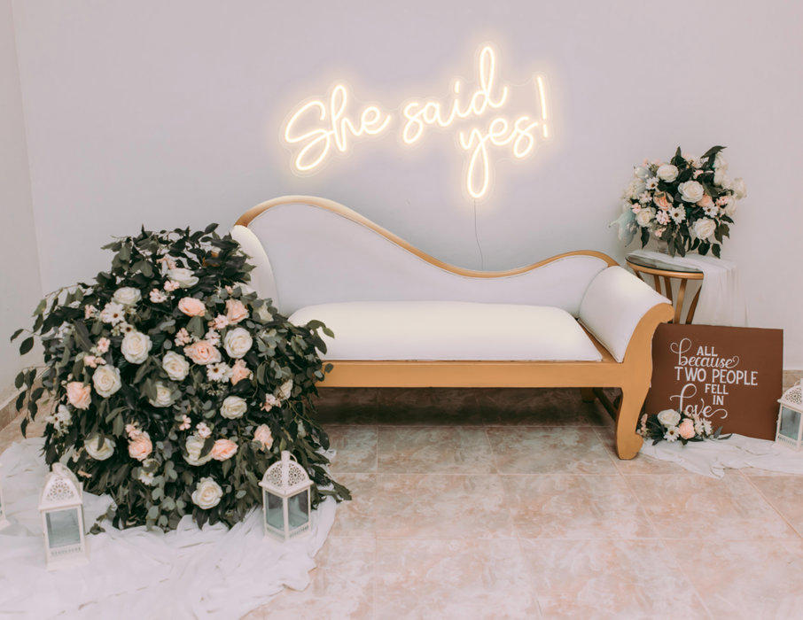 She Said Yes! Neon Sign