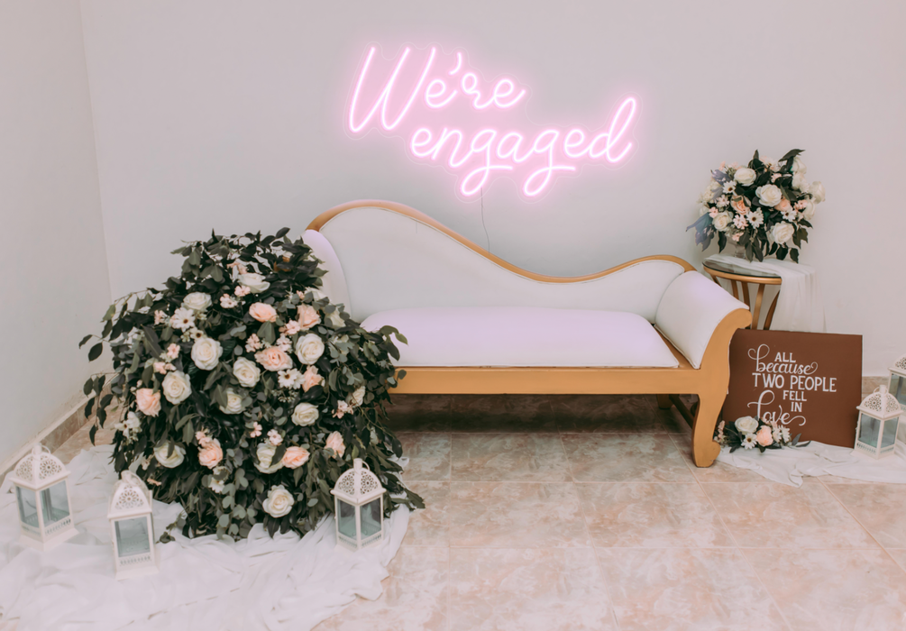 We're Engaged! Neon Sign