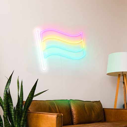 Pansexual Pride Flag Neon Light