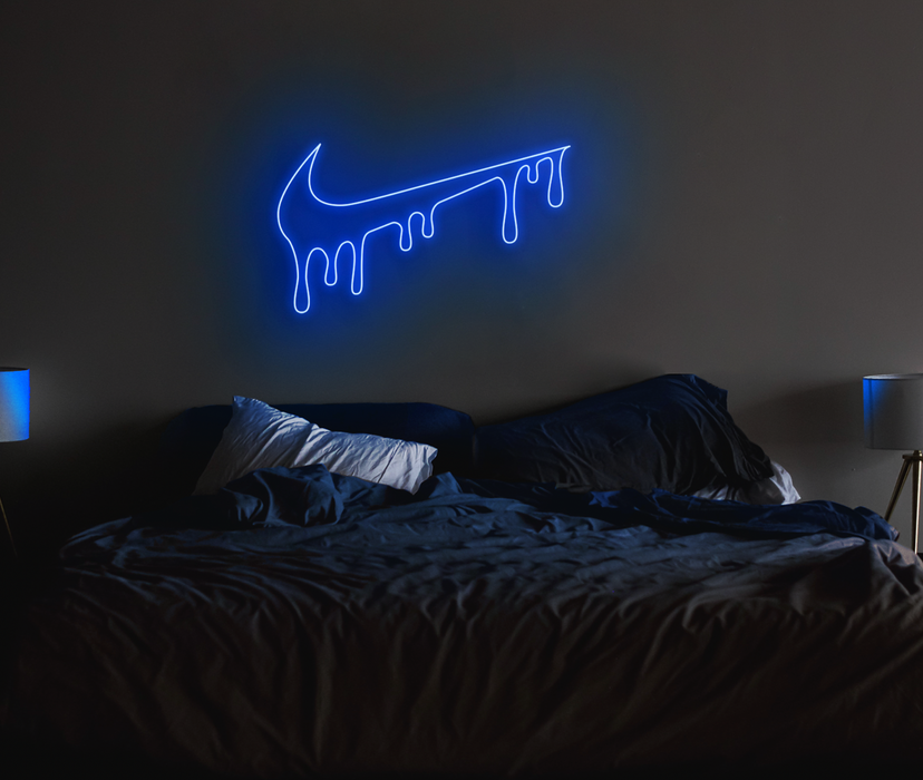 Stock Dripping Tick Neon Sign