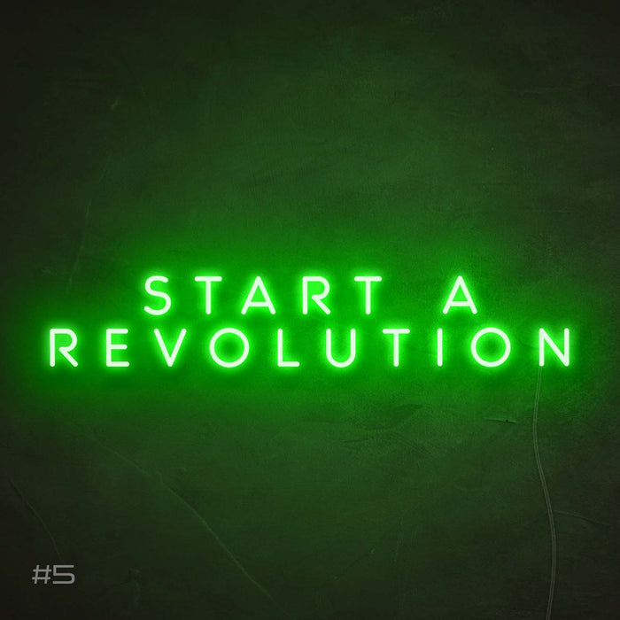 'start a revolution'