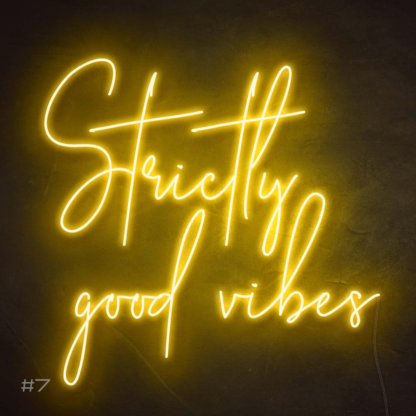 'Strictly Good Vibes' Neon Sign | LED Neon Lights UK