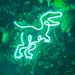 Velociraptor Dinosaur Neon Light