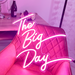 The Big Day wedding neon sign