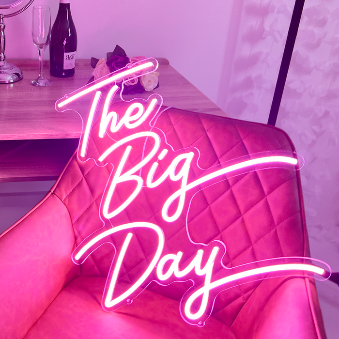 Stock The Big Day Neon Sign