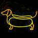 Sausage Dog Neon Light
