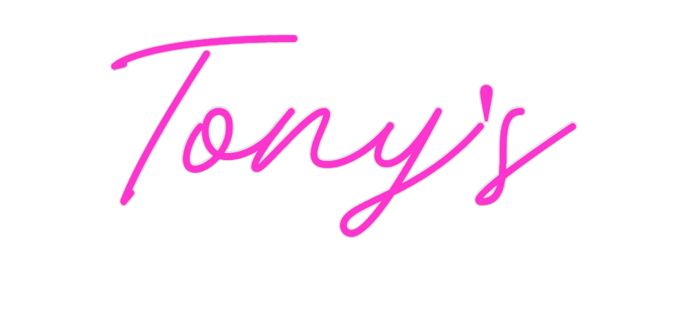 Custom Neon: Tony's