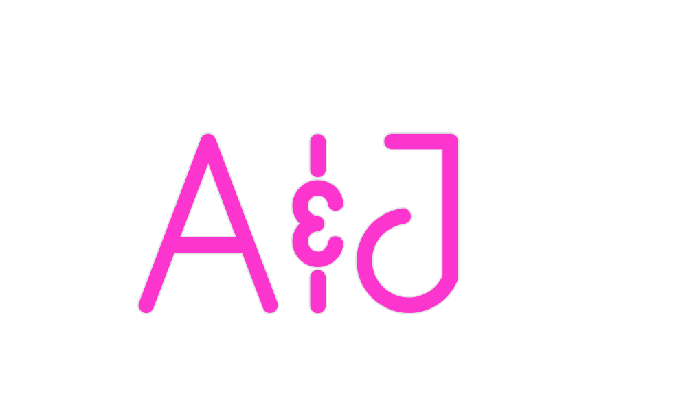 Custom Neon: A&J